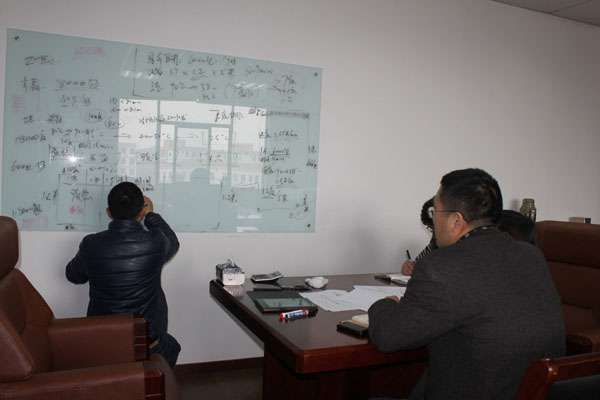 惠合機械給公司高管層培訓現場圖